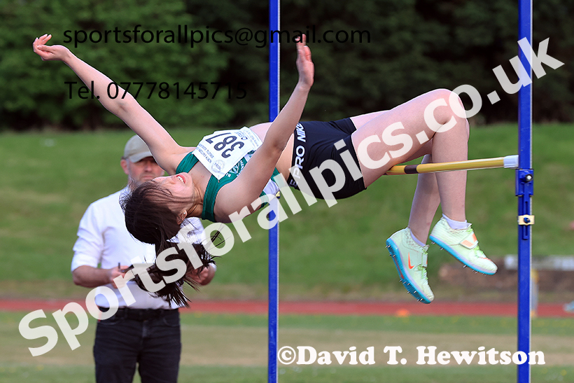 High jump, 2025 NEGP No 2, Monkton Stadium, Wednesday, May 28th. Photo: David T. Hewitson/Sports for All Pics